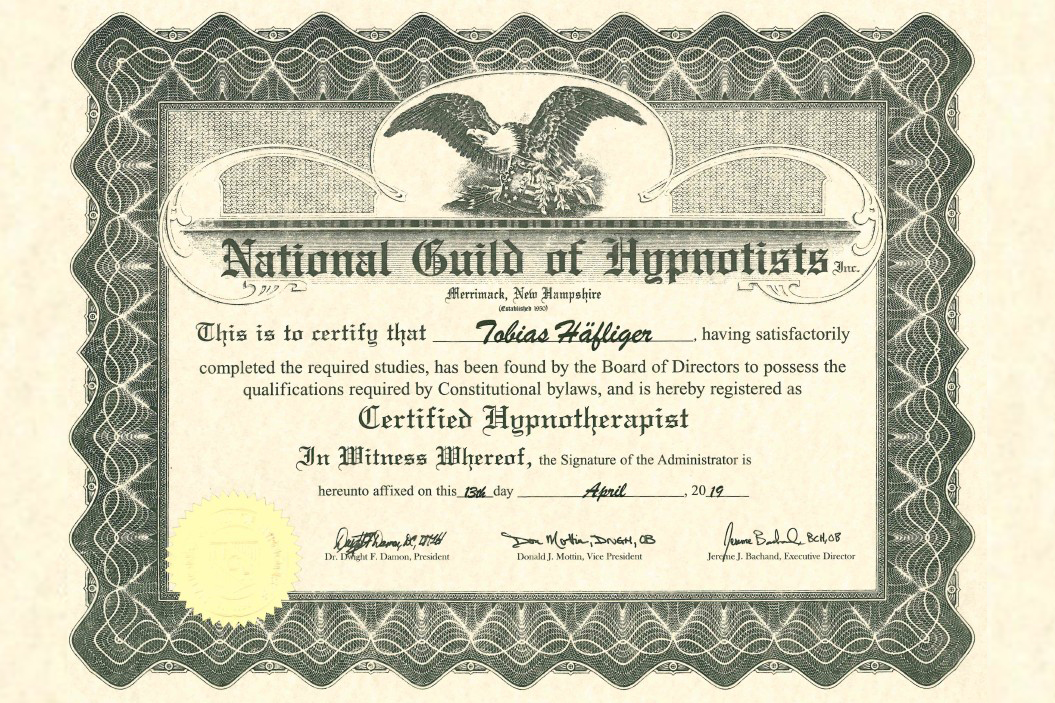Zertifikat NGH